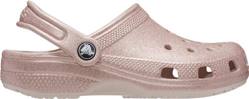 Se Crocs Classic Glitter Clog K Qugl Quartz Glitter Sandaler Str 30/31 - hos Magasin ved Magasin