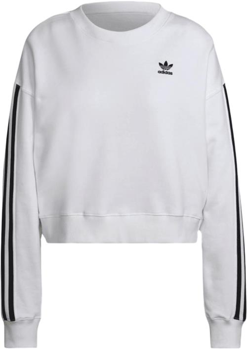 adidas Sweatshirt Kvinde Hvid Sweatshirts Str 38 - Bomuld hos Magasin