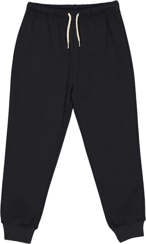 Se Müsli by Green Cotton Olsen Kids Sweatpants Str 104 - Black Bukser Bomuld hos Magasin ved Magasin