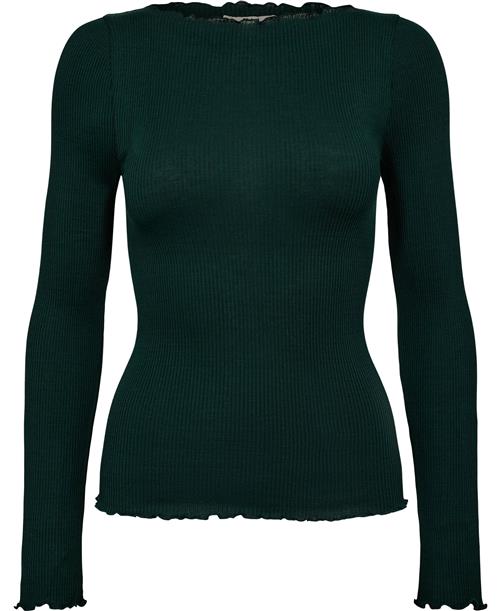 RM by Rosemunde Rmwbalta Modal LS Boatneck Blouse Kvinde Bottle Green Kortærmede T-shirts Str XL - Bomuld hos Magasin