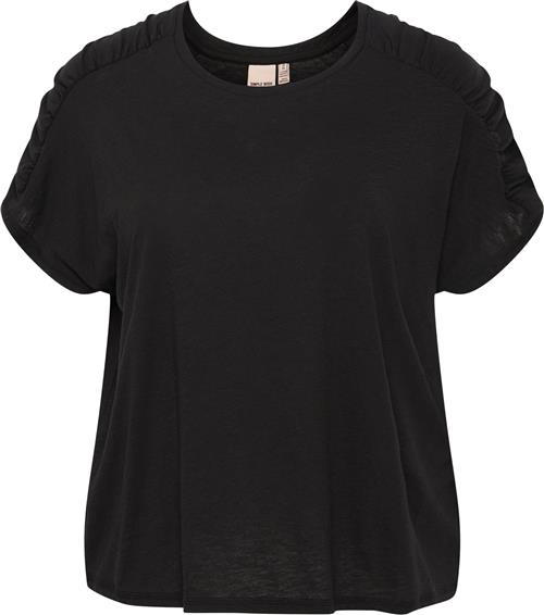 Simple Wish Swsansa TEE 2 Kvinde Black Kortærmede T-shirts Str 42/44 - hos Magasin