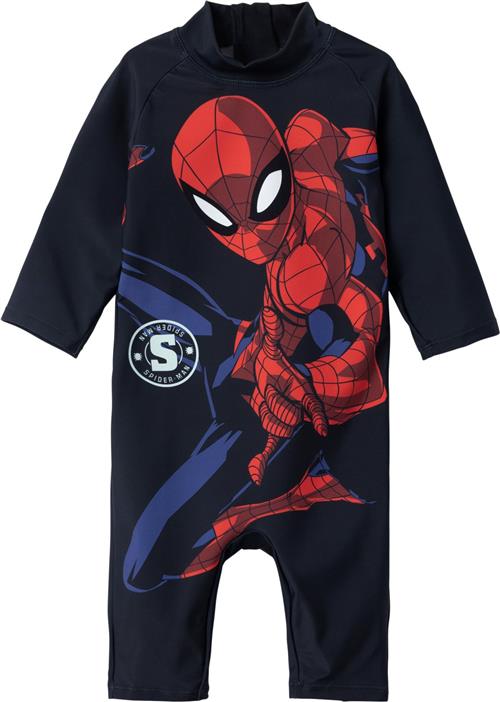 Name It Nmmmoth Spiderman LS UV Suit MAR Str 74 - Blå Uv Tøj & Hatte hos Magasin