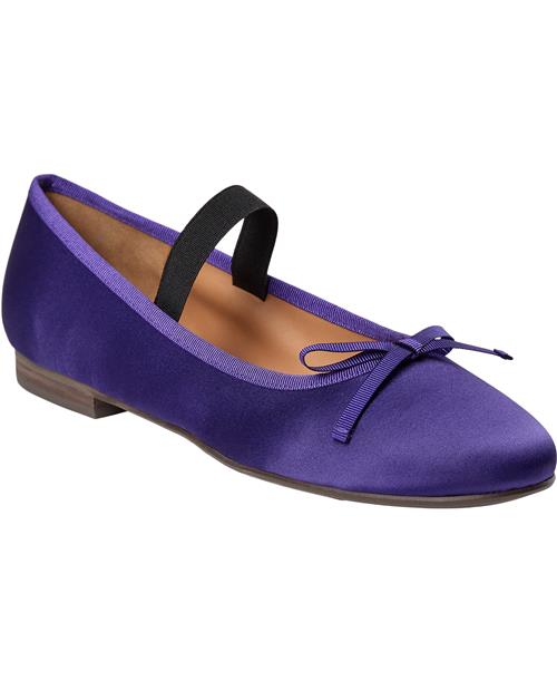 Billi Bi Ballerina B1051 Kvinde Purple Satin 708 Ballerinaer Str 42 - hos Magasin