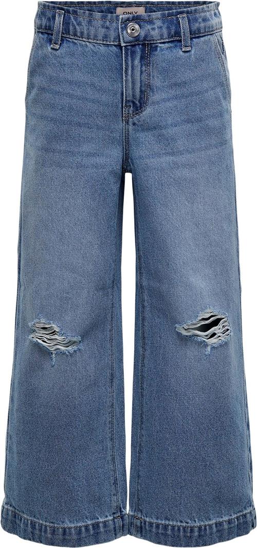 ONLY Kogcomet Wide Dest Jeans Pim006 Str 152 - Light Blue Denim Jeans hos Magasin