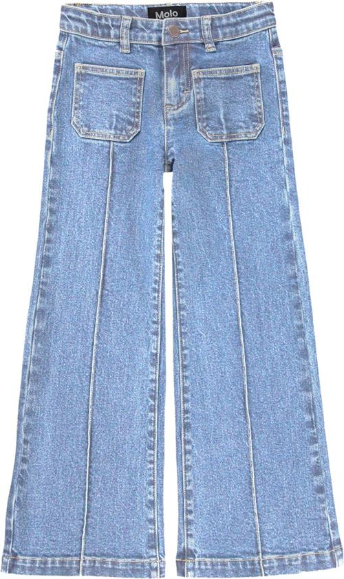 Molo Adina Str 10 år / 140 cm - Blå Jeans hos Magasin