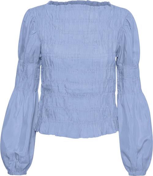 Cream Crhenva Blouse Kvinde Placid Blue Langærmede Bluser Str 36 - hos Magasin