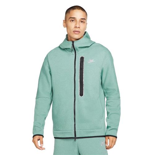 Se Nike Nike Sportswear Tech Fleece ME Mand Green Fleece Str XL - Bomuld hos Magasin ved Magasin