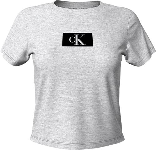 Calvin Klein Crew Neck Short Sleeve Tshirt Kvinde P7a Kortærmede T-shirts Str L - Bomuld hos Magasin