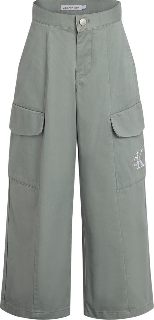 Calvin Klein Clean Utility Cargo Pants Str 12 år - Msw Bukser hos Magasin