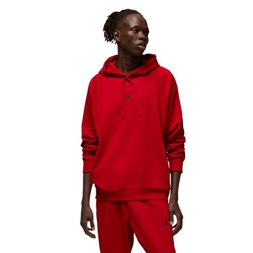 Nike Jordan Drifit Flecce Hoodie Mand Gym Red/black Hoodies Str M - Bomuld hos Magasin