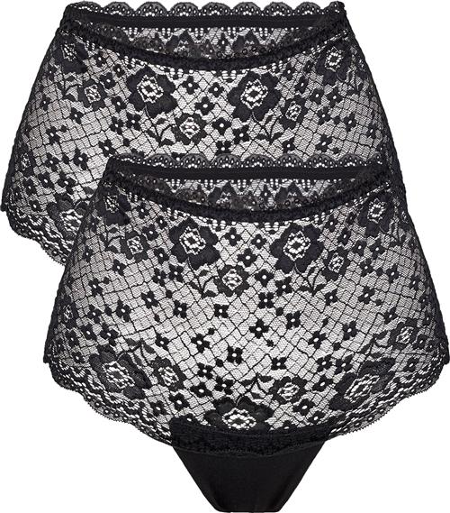 Se Magasin du Nord Collection Magasin Lace Hipster Mary 2 PK Højtaljede Trusser Str XS ved Magasin