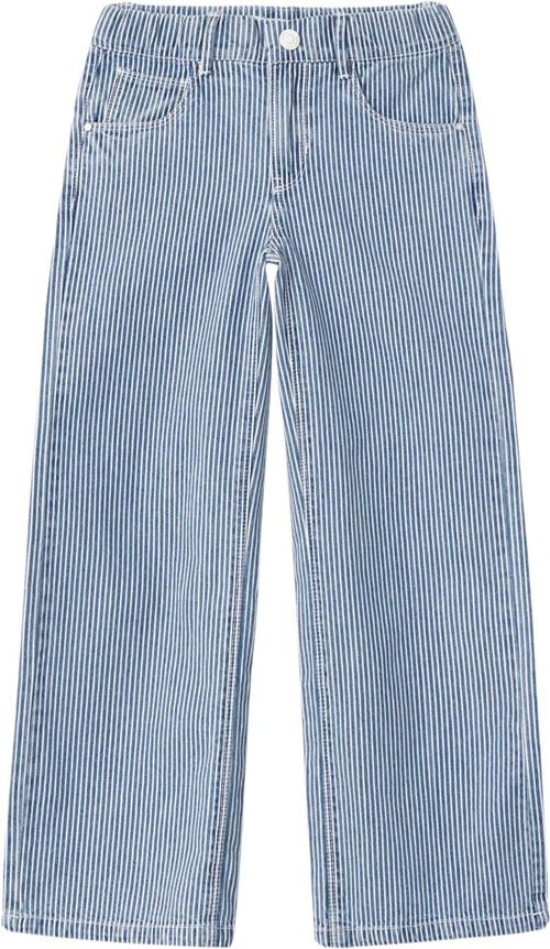 Name It Nkfrose Wide DNM Pant 2664ir Noos Str 122 - Blå Jeans Denim hos Magasin