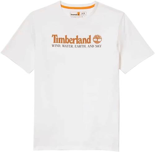 Se TIMBERLAND Wwes Front tee Mand White Kortærmede T-shirts Str XS - Bomuld hos Magasin ved Magasin