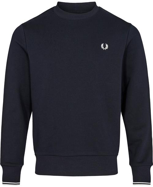 Se Fred Perry M7535 Mand Navy Sweatshirts Str L - hos Magasin ved Magasin