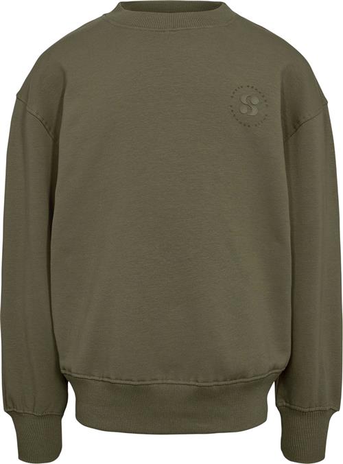 Se Sofie Schnoor Sweatshirt Str 12 år / 152 cm - Army Green Sweatshirts hos Magasin ved Magasin