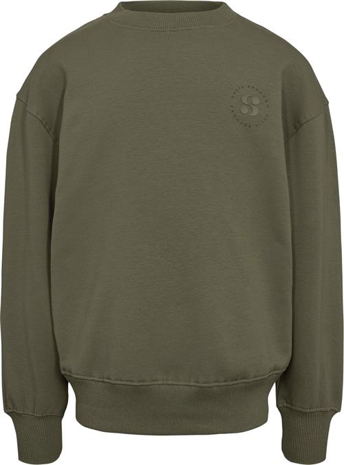 Sofie Schnoor Sweatshirt Str 14 år / 164 cm - Army Green Sweatshirts hos Magasin