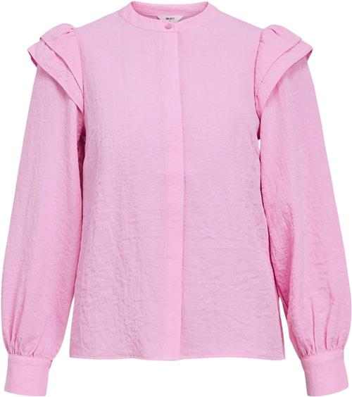 Se Object Objsophie L/S Shirt 131 Kvinde Pastel Lavender Langærmede Bluser Str 42 - hos Magasin ved Magasin