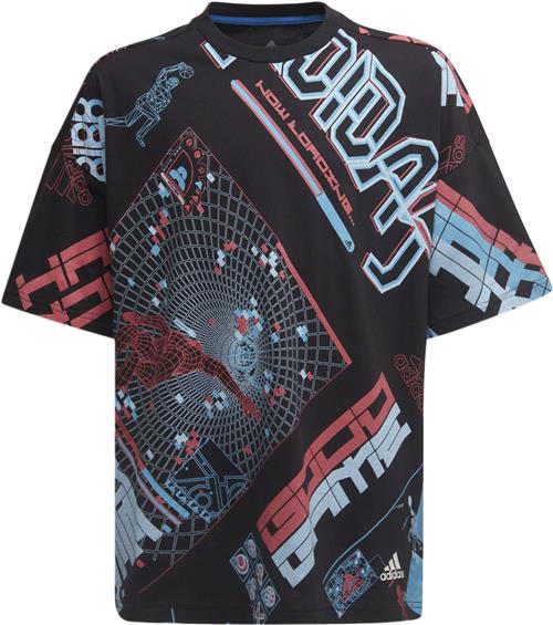 adidas Arkd3 Allover Print Tshirt 140 - T-shirts Bomuld hos Magasin