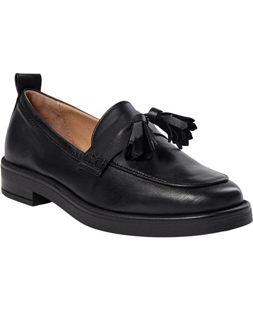 Pavement Shelly Tassel Kvinde Black Loafers Str 41 - Læder hos Magasin