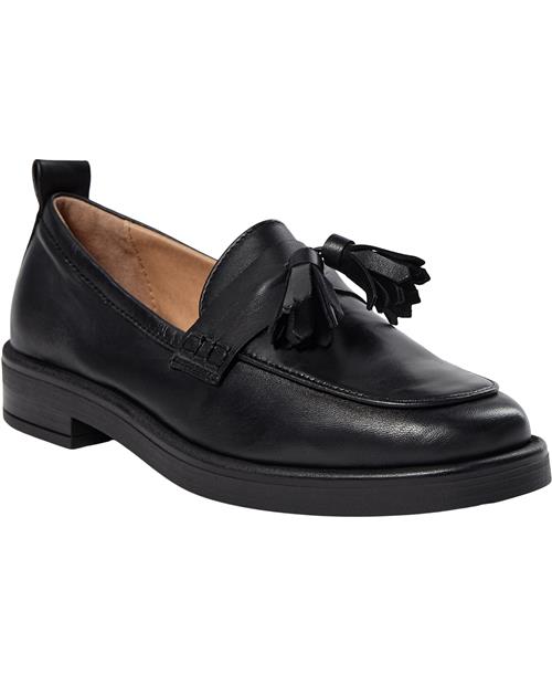 Pavement Shelly Tassel Kvinde Black Loafers Str 36 - Læder hos Magasin