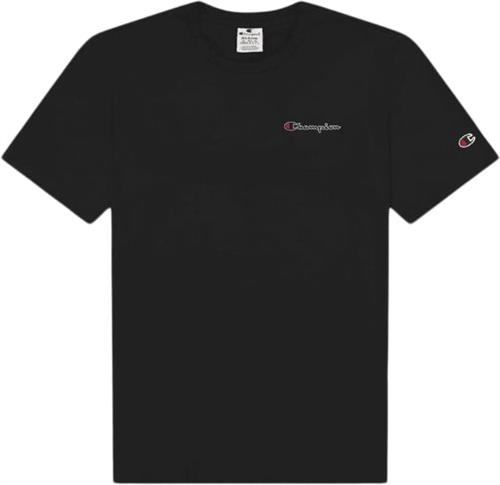 Champion Crewneck Tshirt Mand Black Kortærmede T-shirts Str XS - Bomuld hos Magasin