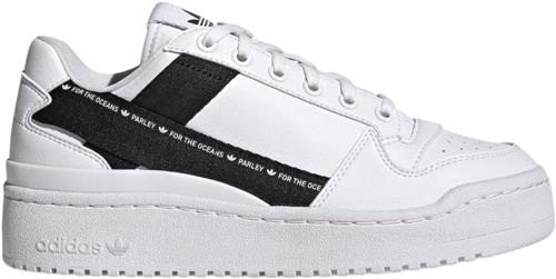 Se adidas Forum Bold Kvinde White Sneakers Str 41 1/3 - Læder hos Magasin ved Magasin