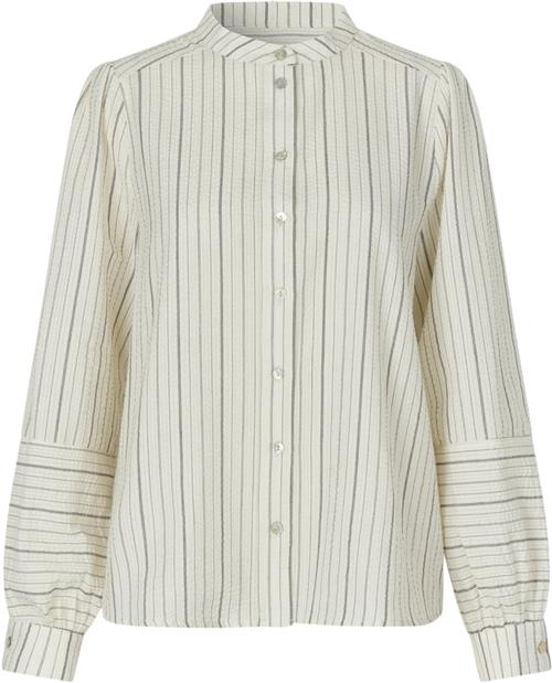 Se Lollys Laundry Linall Shirt LS Kvinde Stripe Langærmede Skjorter Str S - hos Magasin ved Magasin