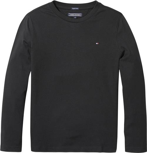 Se Tommy Hilfiger Boys Basic CN Knit L/S Str 3 år / 98 cm - Sand Strik Bomuld hos Magasin ved Magasin