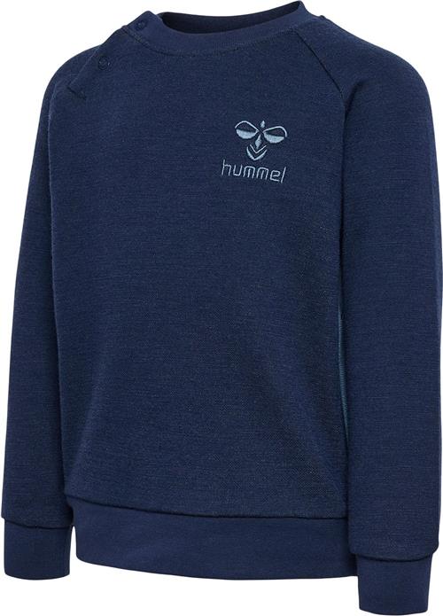 Hummel Hmlwulbato Sweatshirt Str 4 år / 104 cm - Blå Sweatshirts hos Magasin