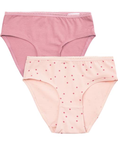 Se BAKITO by Magasin Du Nord Collection BAKITO by Magasin Girls Briefs 2pack Str 2 Rose Dot / Mesa Rose Underbukser Bomuld ved Magasin