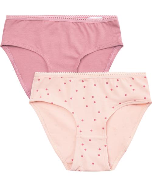 Se BAKITO by Magasin Du Nord Collection BAKITO by Magasin Girls Briefs 2pack Str 6 Rose Dot / Mesa Rose Underbukser Bomuld ved Magasin