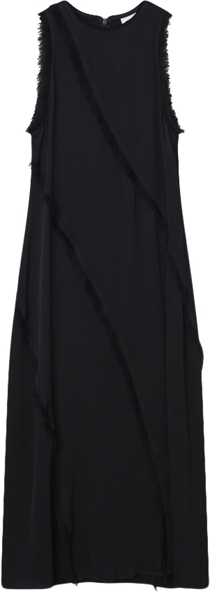 DAY Birger et Mikkelsen Rose Matte Crepe Kvinde Black Midi Kjoler Str 42 - hos Magasin