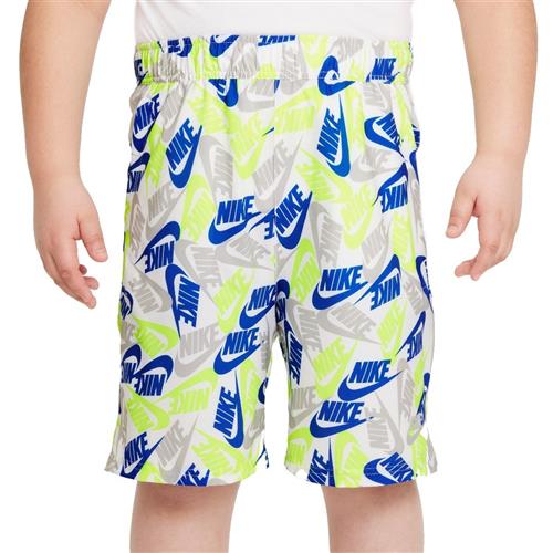 Se Nike Sportswear Woven Printed Shorts Str 147-158 / L - White Shorts & Bloomers Polyester hos Magasin ved Magasin