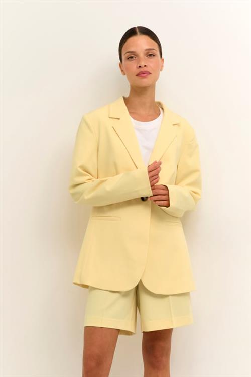 Kaffe Kasakura Blazer Kvinde Pale Banana Blazere Str 44 - hos Magasin