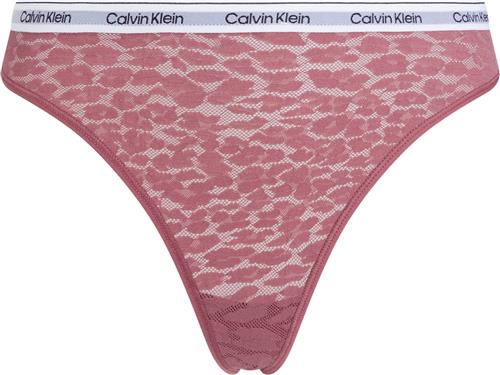 Calvin Klein High LEG Thong G-strenge Str M - hos Magasin