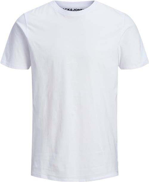 Jack & Jones Jjeorganic Basic TEE SS Oneck Noos Str 128 - White Kortærmede T-shirts hos Magasin