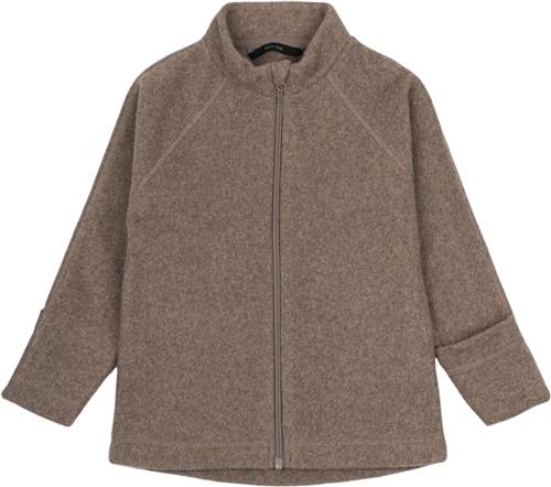 Se Mikk-Line Cotton Fleece Baby Jacket Str 80 - Melange Denver Fleece Bomuld hos Magasin ved Magasin