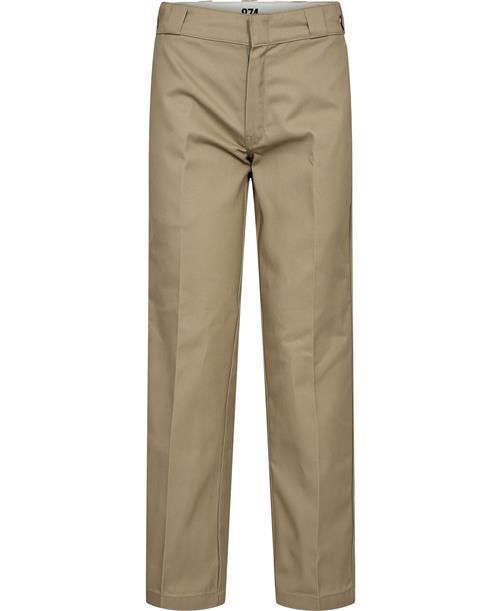 Se Dickies 874 Work Pant REC Khaki Mand Khaki Casual Bukser Str W30 L30 - hos Magasin ved Magasin