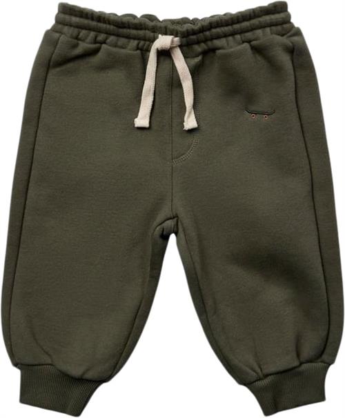 Sofie Schnoor Sweatpants Str 9-12 mdr / 80 cm - Forest Green Bukser hos Magasin