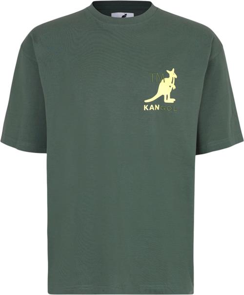 Se Kangol Harlem M05 Tshirt Mand Dark Green Kortærmede T-shirts Str XS - Bomuld hos Magasin ved Magasin