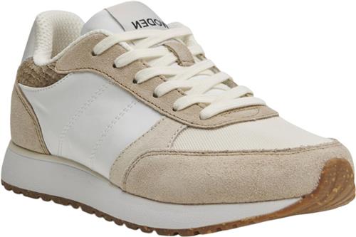 Woden Ronja Kvinde Blanc De Blanc Sneakers Str 41 - Læder hos Magasin