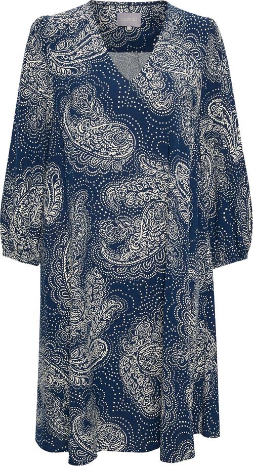 Culture Cupolly Short Dress Kvinde Blue/whitecap Paisley Korte Kjoler Str L - hos Magasin