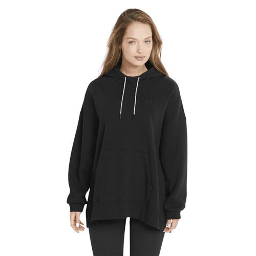 Puma Infuse Hoodie Kvinde Puma Black Hættetrøjer Str XS - Bomuld hos Magasin