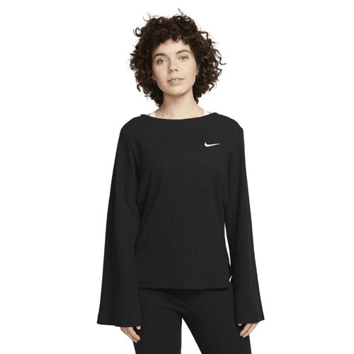 Se Nike Sportswear Ribbed Jersey Long Sleeve top XS - Trænings T-shirts Bomuld hos Magasin ved Magasin