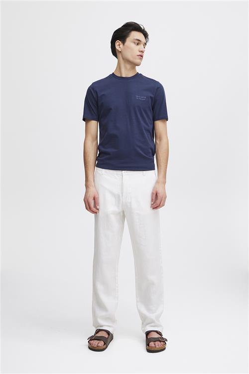 Se Casual Friday Cfpandrup 100% Linen Pant Mand Snow White Casual Bukser Regular Fit Str 33/32 - hos Magasin ved Magasin