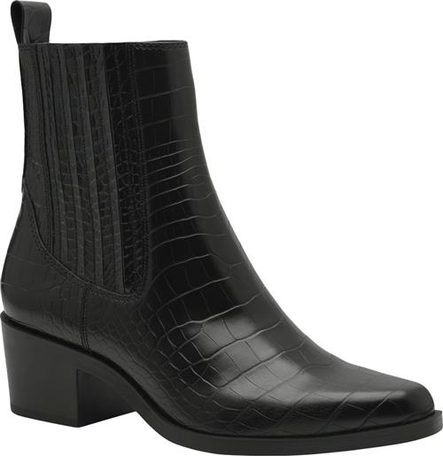 Se Tamaris 125310-43 Kvinde Black Croco Støvletter Str 40 - hos Magasin ved Magasin