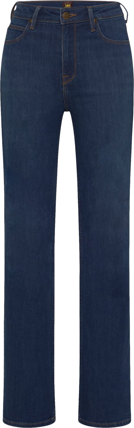 Lee Breese Boot Kvinde Blå Jeans Str 26/31 - Denim hos Magasin