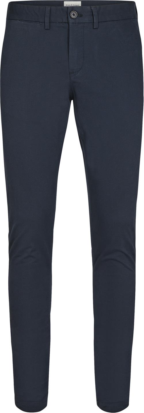 Bruun & Stengade BS Anton Slim fit Chinos Mand 630 Casual Bukser Str W30 / L32 - Bomuld hos Magasin