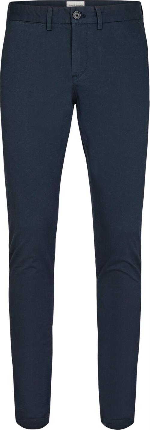 Se Bruun & Stengade BS Anton Slim fit Chinos Mand 630 Casual Bukser Str W31 / L32 - Bomuld hos Magasin ved Magasin