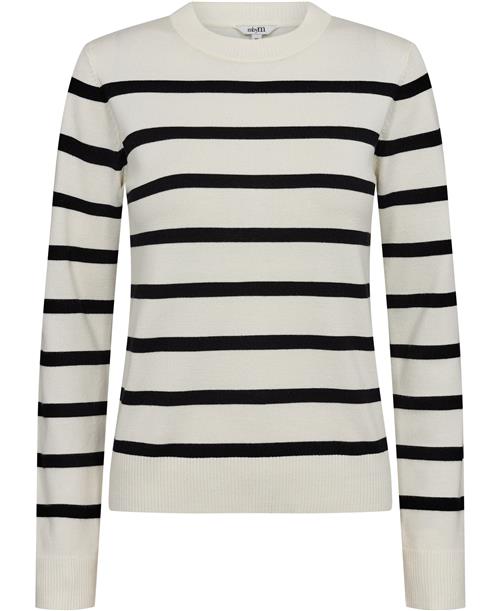 Se mbyM Canam Kvinde Sugar Black Stripe Sweaters Str L - hos Magasin ved Magasin